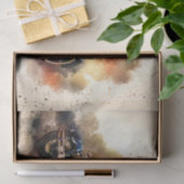 Oude klassieke autoontkoppeling tissuepapier (Geschenk)