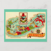 Oude Klassieke Bermuda Kaart (Voorkant)