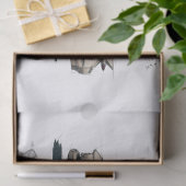 Oude klassieke clasische cacillac, cabriolet tissuepapier (Geschenk)