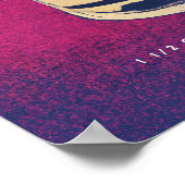 Oude klassieke cocktail Retro-kunst met fashions Poster (Hoek)