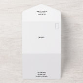 Oude Klassieke Hollywood All In One Uitnodiging (Buitenkant)