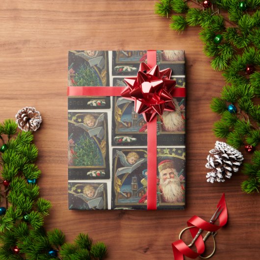  Oude Klassieke Kerstman Cadeaupapier (Feestdagen Geschenken)