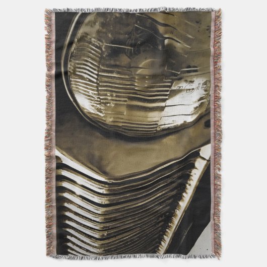 Oude klassieke koplamp deken (Voorkant Verticaal)