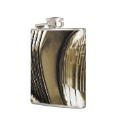 Oude klassieke koplamp heupfles (Links)