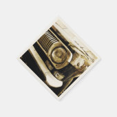 Oude klassieke koplamp nr. 2 servetten (Hoek)