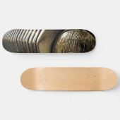 Oude klassieke koplamp skateboard (Horizontaal)