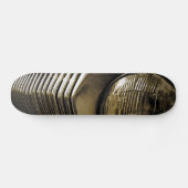 Oude klassieke koplamp skateboard (Horizontaal)
