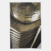 Oude klassieke koplamp theedoek (Verticaal)