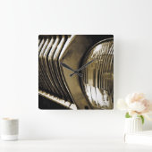 Oude klassieke koplamp vierkante klok (Huis)