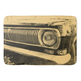  oude klassieke koplampen badmat