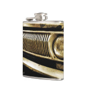 Oude klassieke koplampen heupfles (Links)