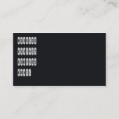 oude klassieke retro muskale auto visitekaartje (Achterkant)