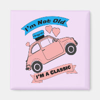 Oude klassieke roze auto