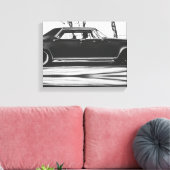 Oude klassieke-spierdriverdrive canvas afdruk (Insitu (Woonkamer))