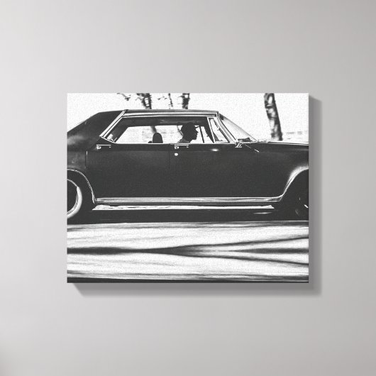 Oude klassieke-spierdriverdrive canvas afdruk (Voorkant)