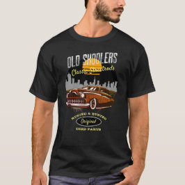 Oude klassieke strengen warmloopauto's t-shirt