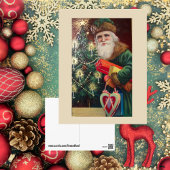 oude klassieker Santa St Nicholas Briefkaart