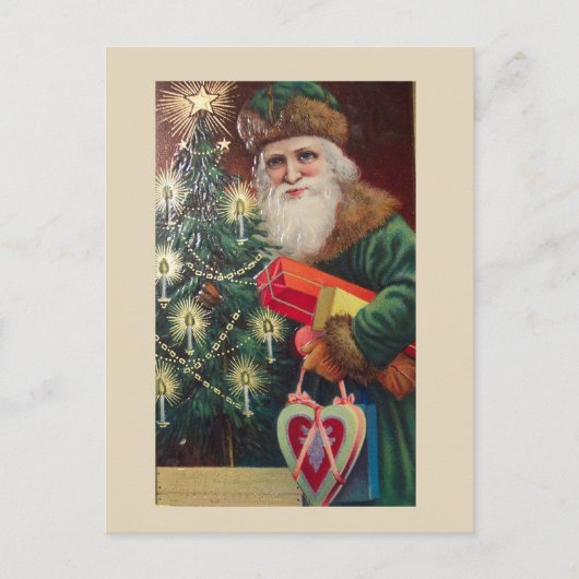  oude klassieker Santa St Nicholas Briefkaart (Voorkant)