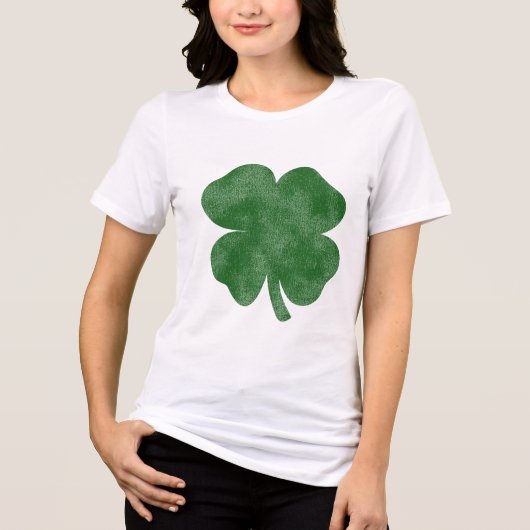 Oude Klaver Tri-Blend Shirt (Voorkant)