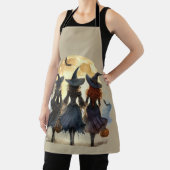 Oude Kleding Heb een Betoverende Halloween Schort (Insitu)