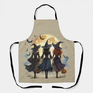 Oude Kleding Heb een Betoverende Halloween Schort