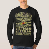 Oude kleindochter van Vietnam Veteraan - vrijheid  T-shirt (Voorkant)