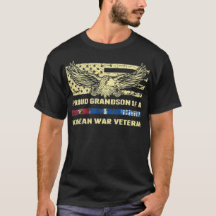Oude kleinzoon van een militair veteraan uit de Ko T-shirt