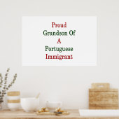 Oude kleinzoon van een Portugese immigrant Poster (Keuken)