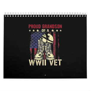 Oude kleinzoon van een Wwii Vet World War Gift Kalender