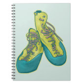 Oude klimschoenen rotsklimmen notitieboek (Voorkant)