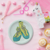 Oude klimschoenen rotsklimmen papieren bordje (Feest)