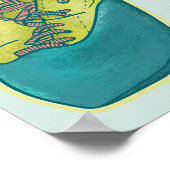 Oude klimschoenen rotsklimmen poster (Hoek)