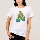 Oude klimschoenen rotsklimmen Tri-Blend shirt (Voorkant)