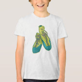 Oude klimschoenen rotsklimmen Tri-Blend shirt (Voorkant)