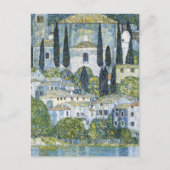 Oude Klimt kerk in Cassone landschapskunst Briefkaart (Voorkant)