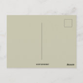 Oude klokken en lelies briefkaart (Achterkant)