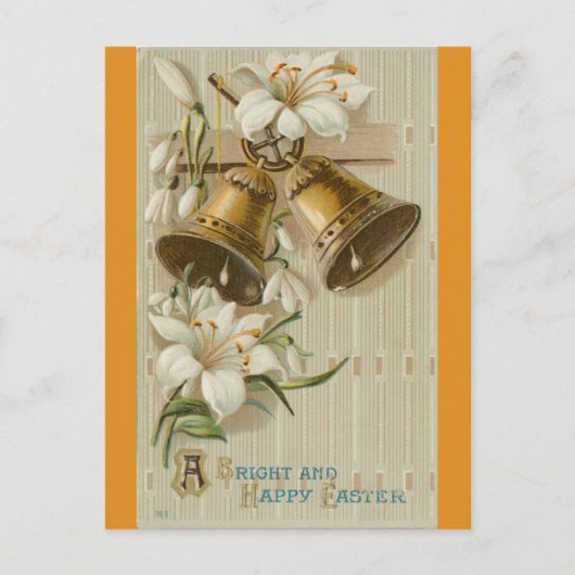 Oude klokken en lelies briefkaart (Voorkant)