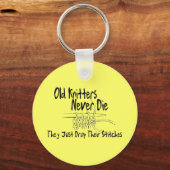 Oude Knitters Sleutelhanger (Voorkant)