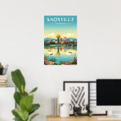 Oude Knoxville Tennessee Poster (Thuiskantoor)