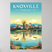 Oude Knoxville Tennessee Poster (Voorkant)