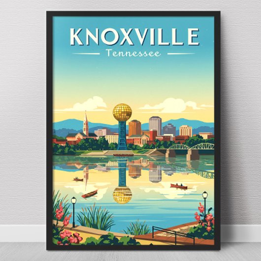 Oude Knoxville Tennessee Poster