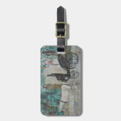 Oude koetsier bagagelabel (Voorkant verticaal)