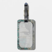 Oude koetsier bagagelabel (Achterkant verticaal)