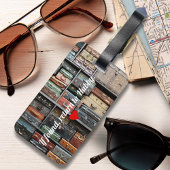 Oude Koffer Vrouw Reis Reisdrang Grappig Bagagelabel