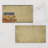 Oude koffers - Reizen - Prim Biz-kaarten Visitekaartje (Voorkant / Achterkant)