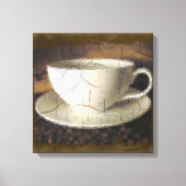 Oude Koffie Canvas Afdruk (Voorkant)