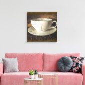 Oude Koffie Canvas Afdruk (Insitu (Woonkamer))