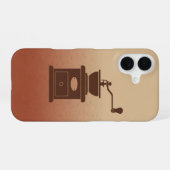 Oude koffiemolen iPhone 16 hoesje (Achterkant horizontaal)