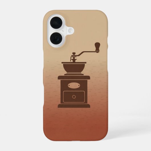Oude koffiemolen iPhone 16 hoesje (Achterkant)