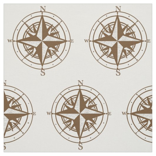 Oude kompas stof (Swatch)
